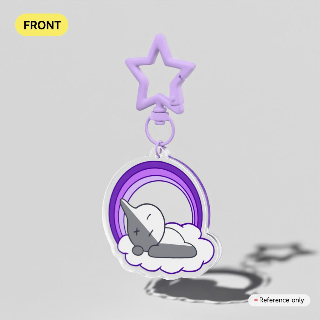 Van Clear Acrylic Keychain