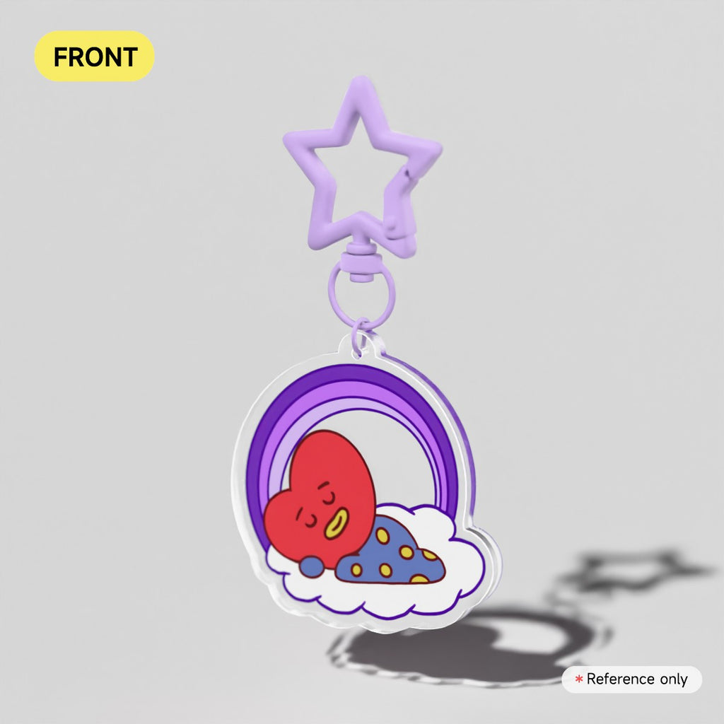 Tata Clear Acrylic Keychain