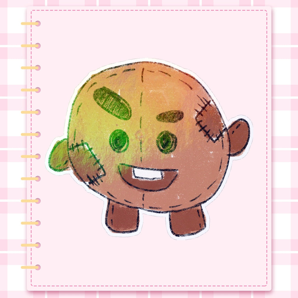 Plush Shooky Die Cut Sticker