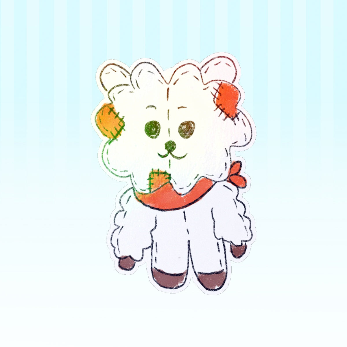 Plush RJ Die Cut Sticker