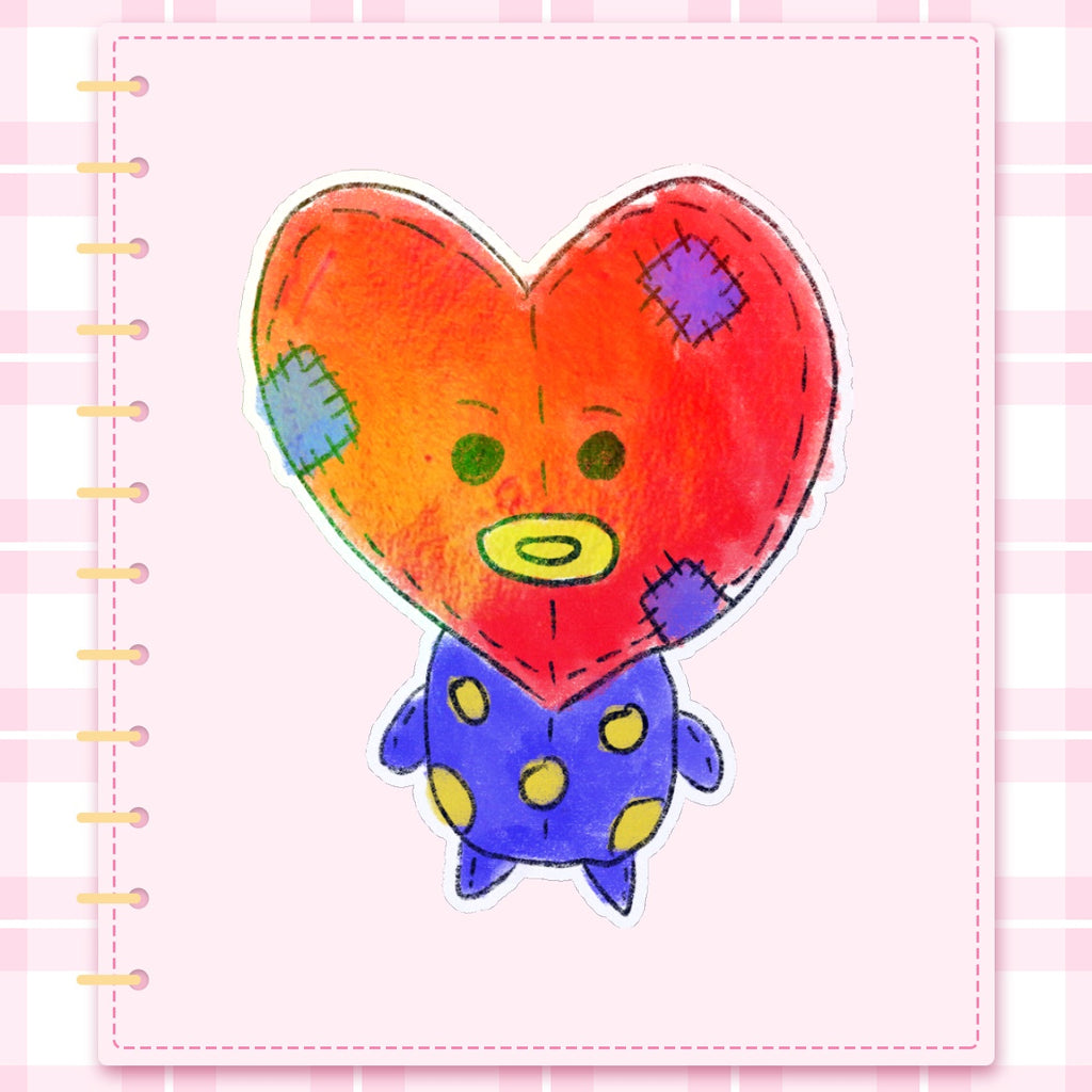 Plush Tata Die Cut Sticker