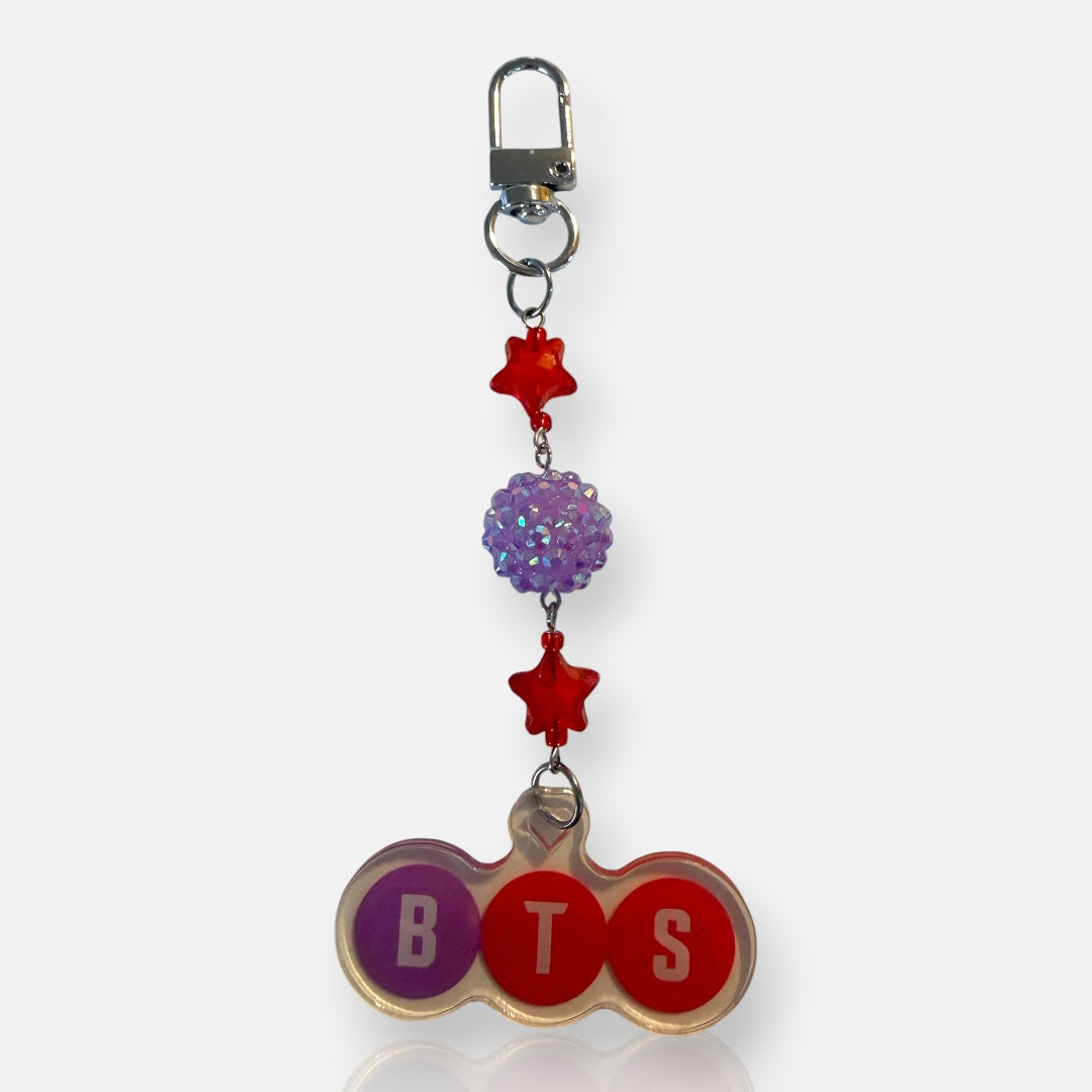 BTS Arirang Purple & Red Keychain