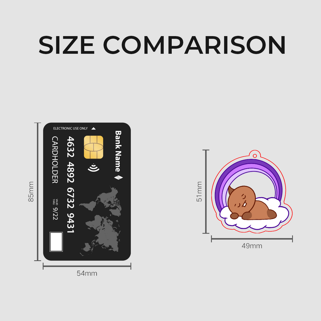 Shooky Clear Acrylic Keychain