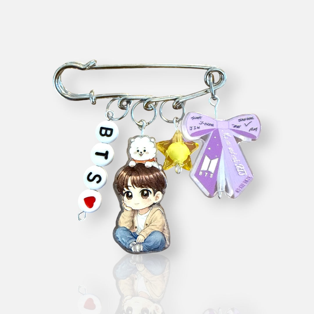 BTS + BT21 Mascot Chibi Keychains
