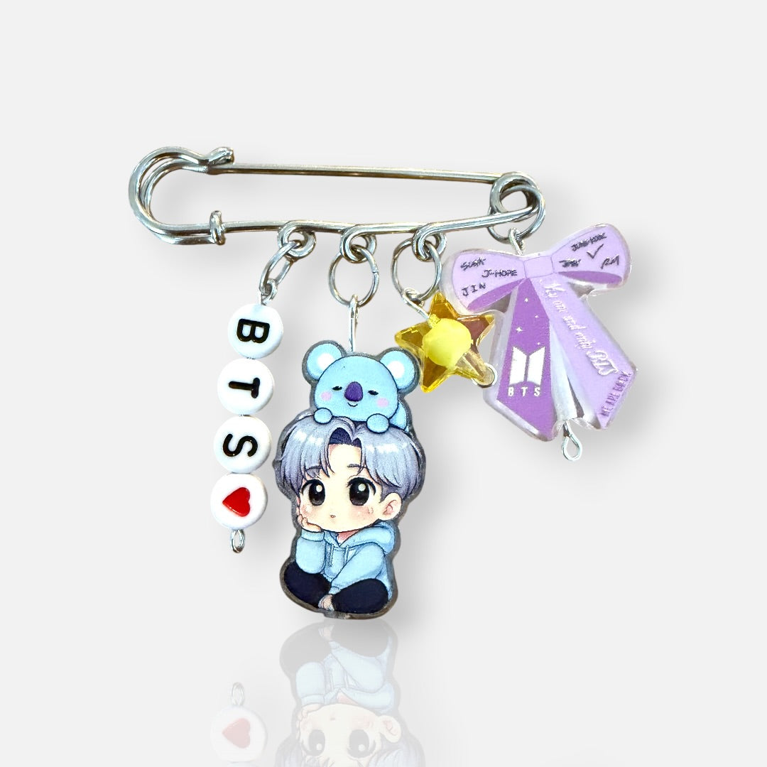 BTS + BT21 Mascot Chibi Keychains