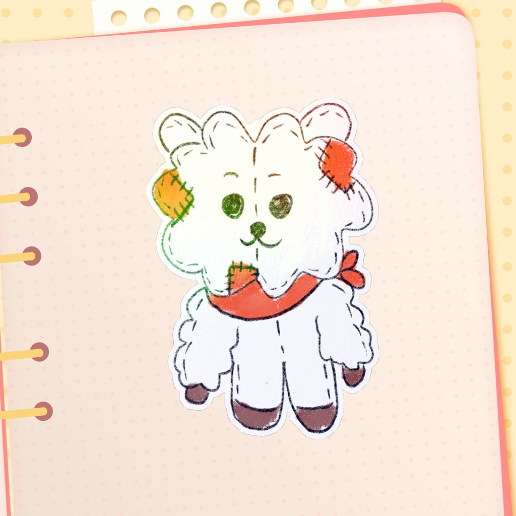 Plush RJ Die Cut Sticker