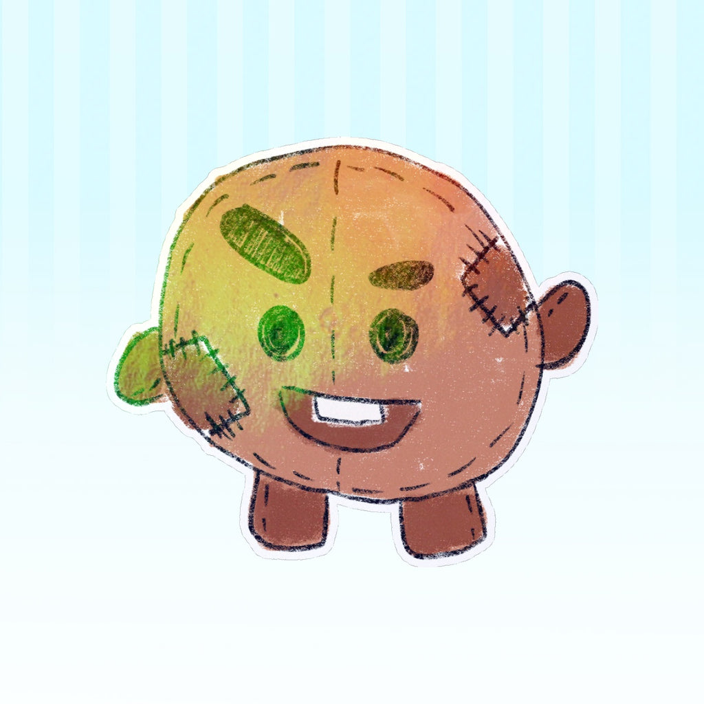 Plush Shooky Die Cut Sticker