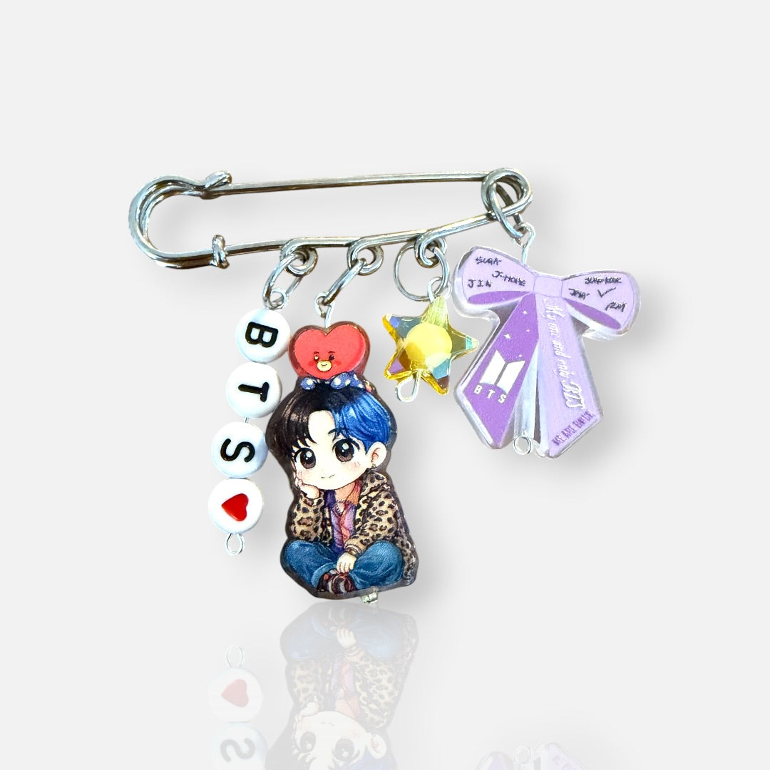 BTS + BT21 Mascot Chibi Keychains