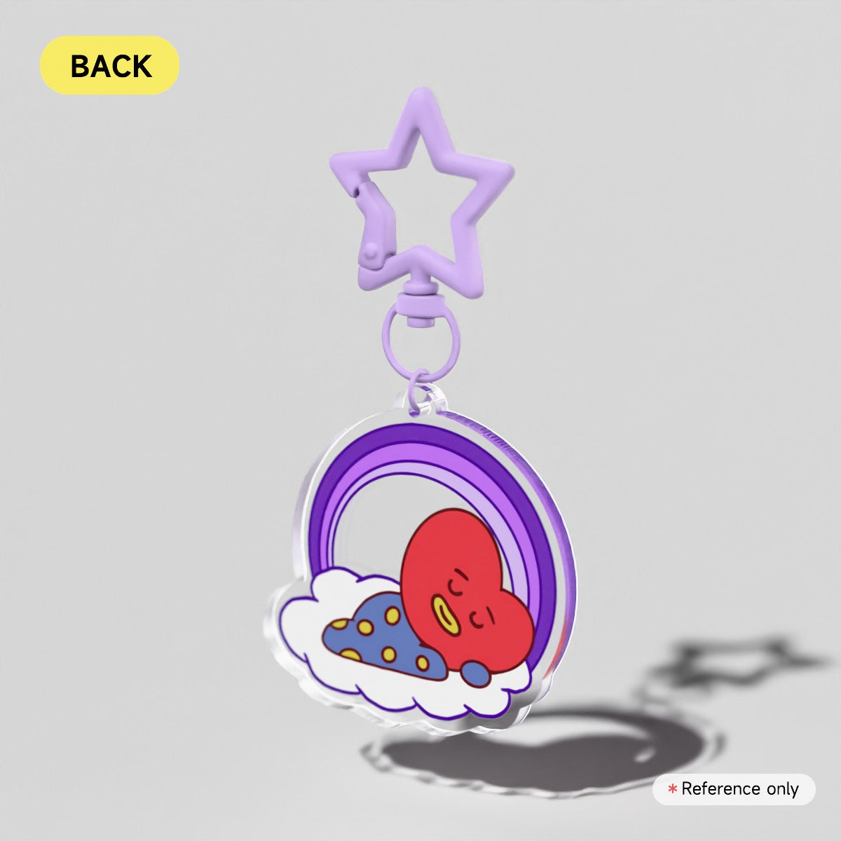 Tata Clear Acrylic Keychain