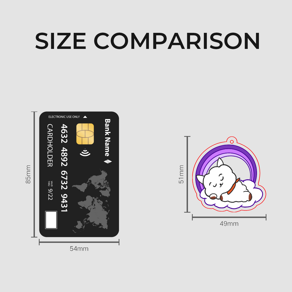 RJ Clear Acrylic Keychain
