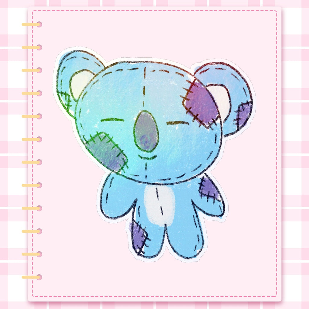 Plush Koya Die Cut Sticker