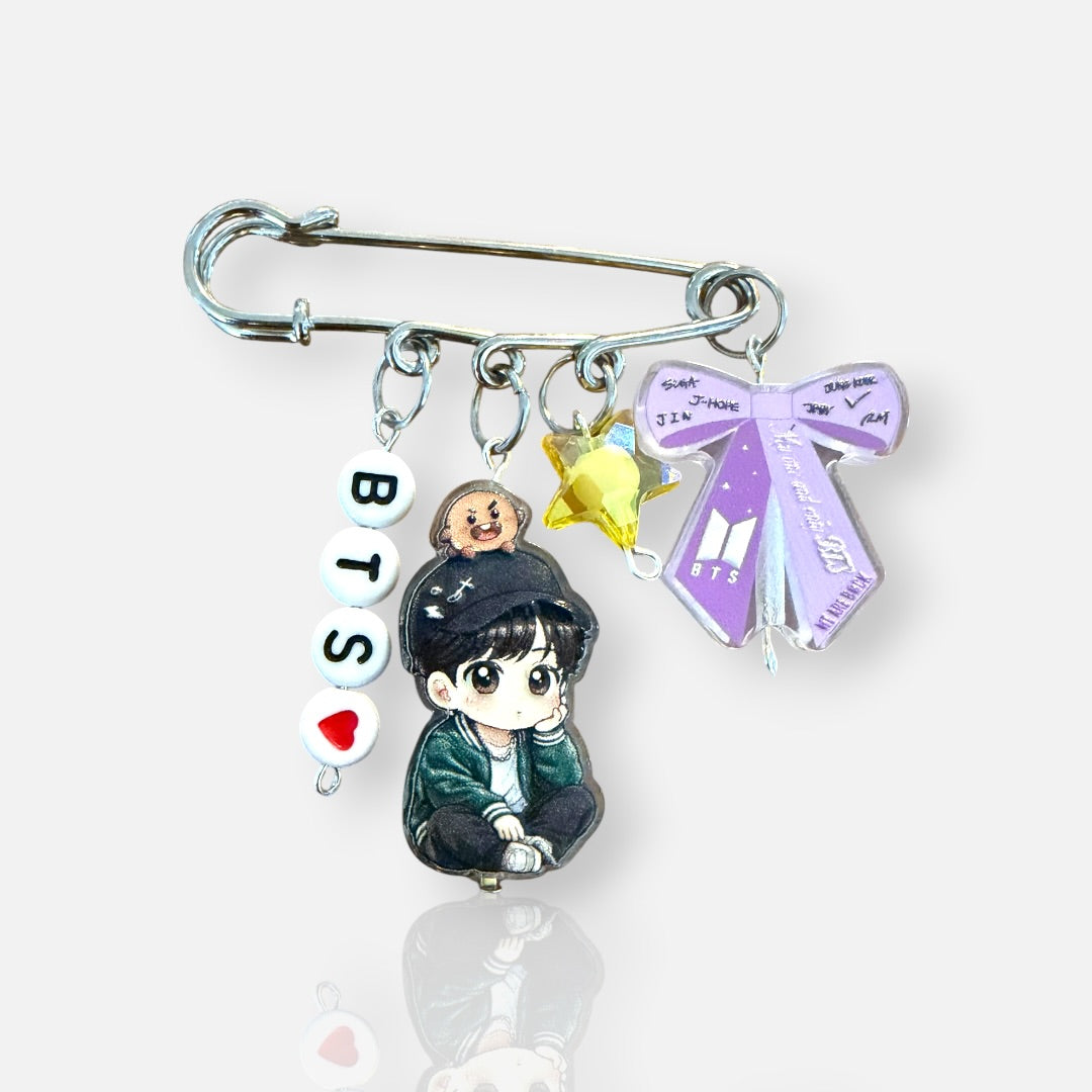 BTS + BT21 Mascot Chibi Keychains
