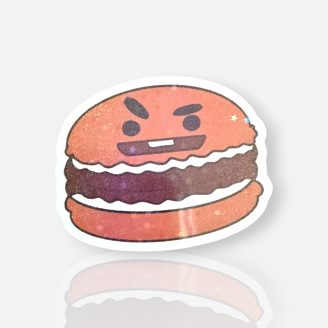 BT21 Shooky 2x2 Holographic Sticker