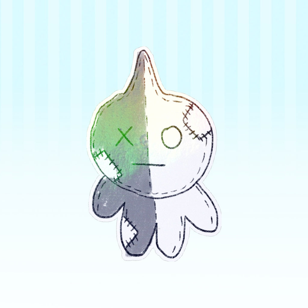 Plush Van Die Cut Sticker