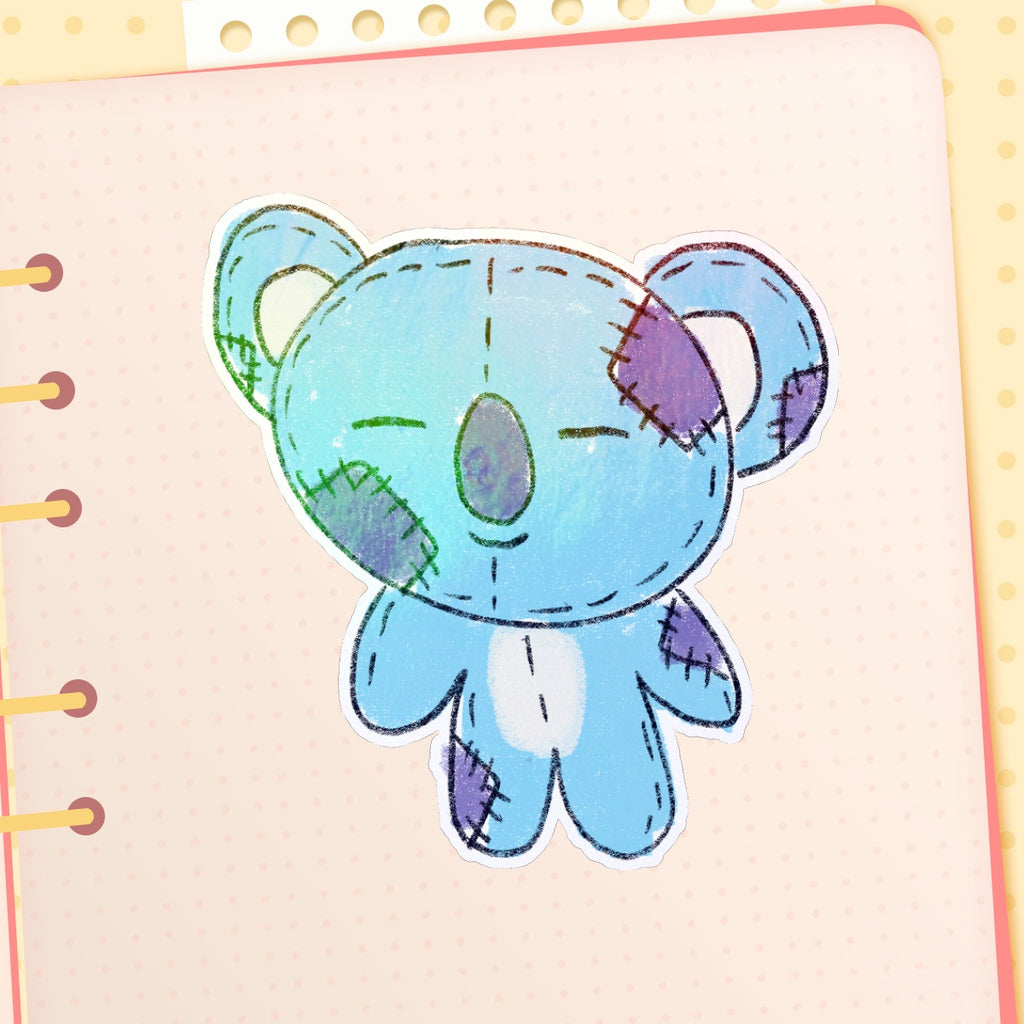 Plush Koya Die Cut Sticker