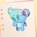 Plush Koya Die Cut Sticker