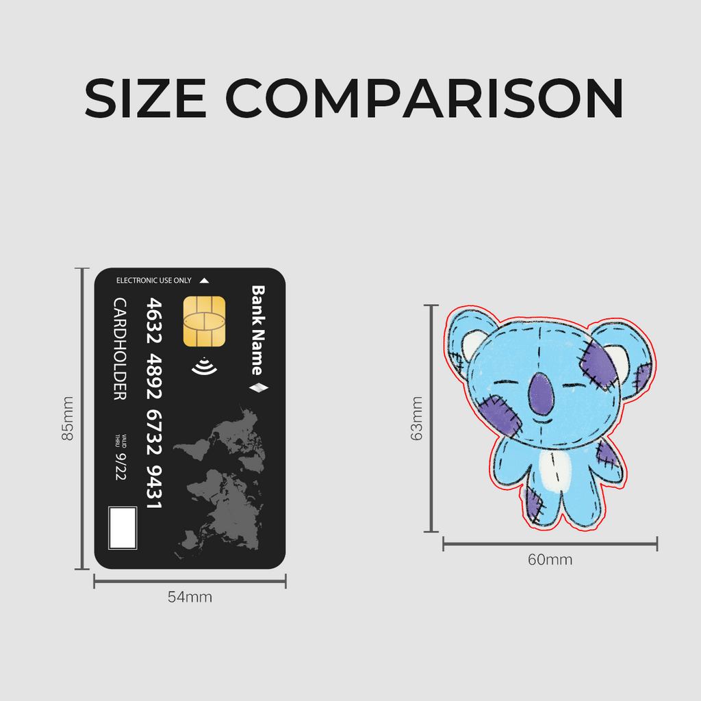Plush Koya Die Cut Sticker