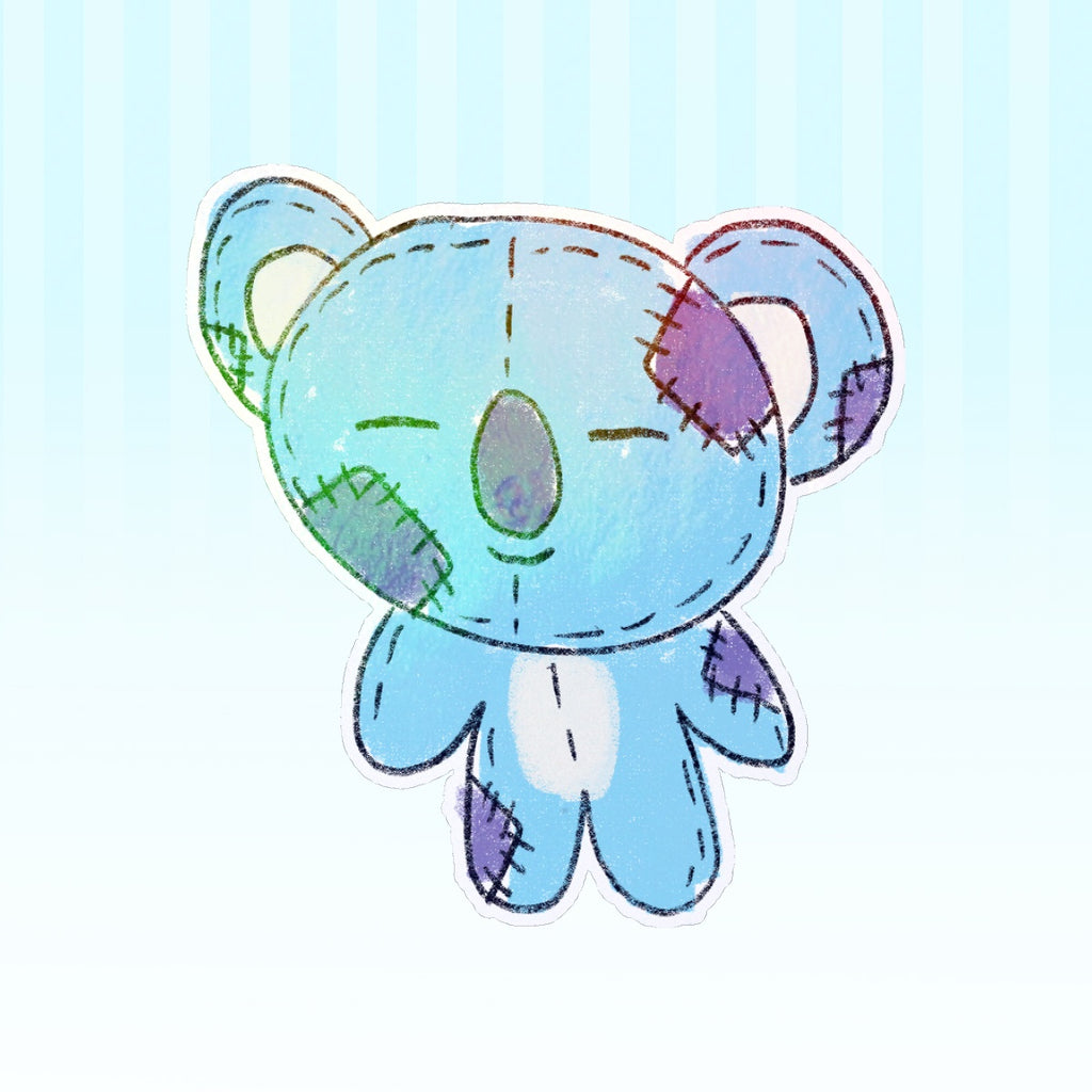 Plush Koya Die Cut Sticker
