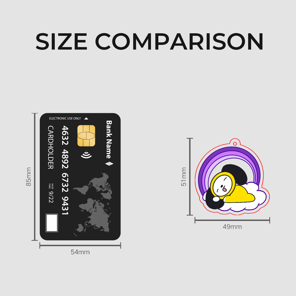 Chimmy Clear Acrylic Keychain