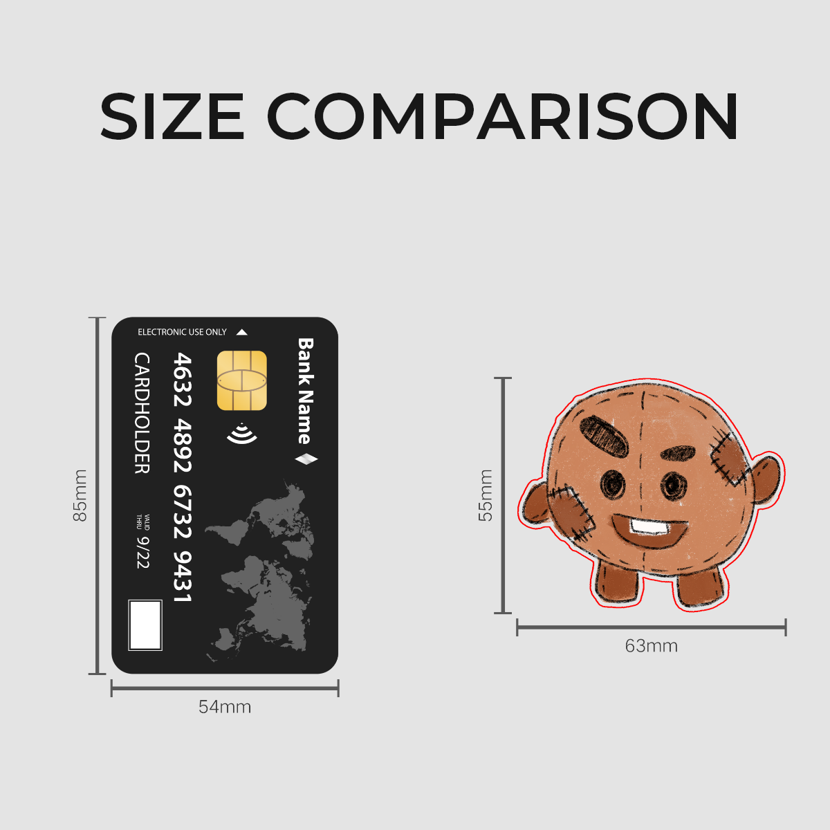Plush Shooky Die Cut Sticker